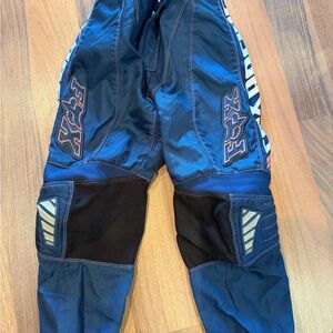 Girls size 10 Blue & Pink FOX Motocross Pants with Black Accents